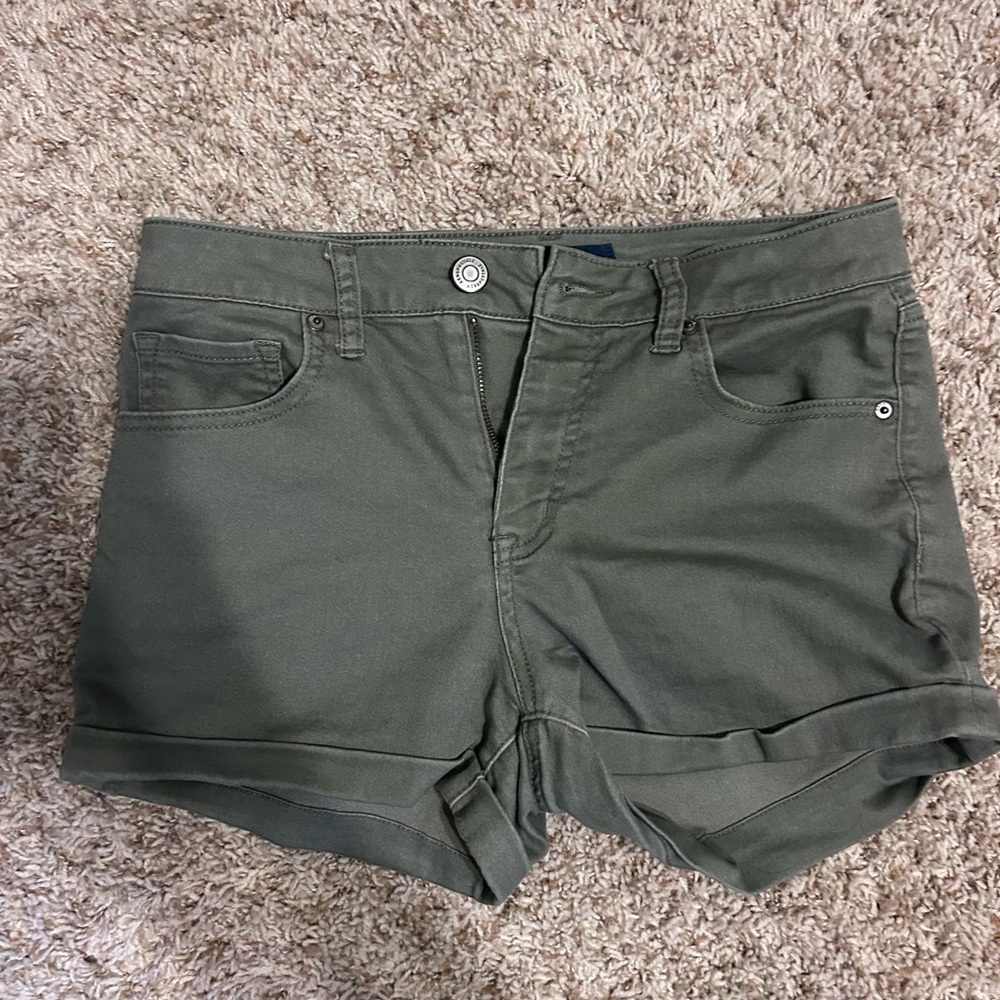 Aeropostale Army Green Women's Jean Shorts